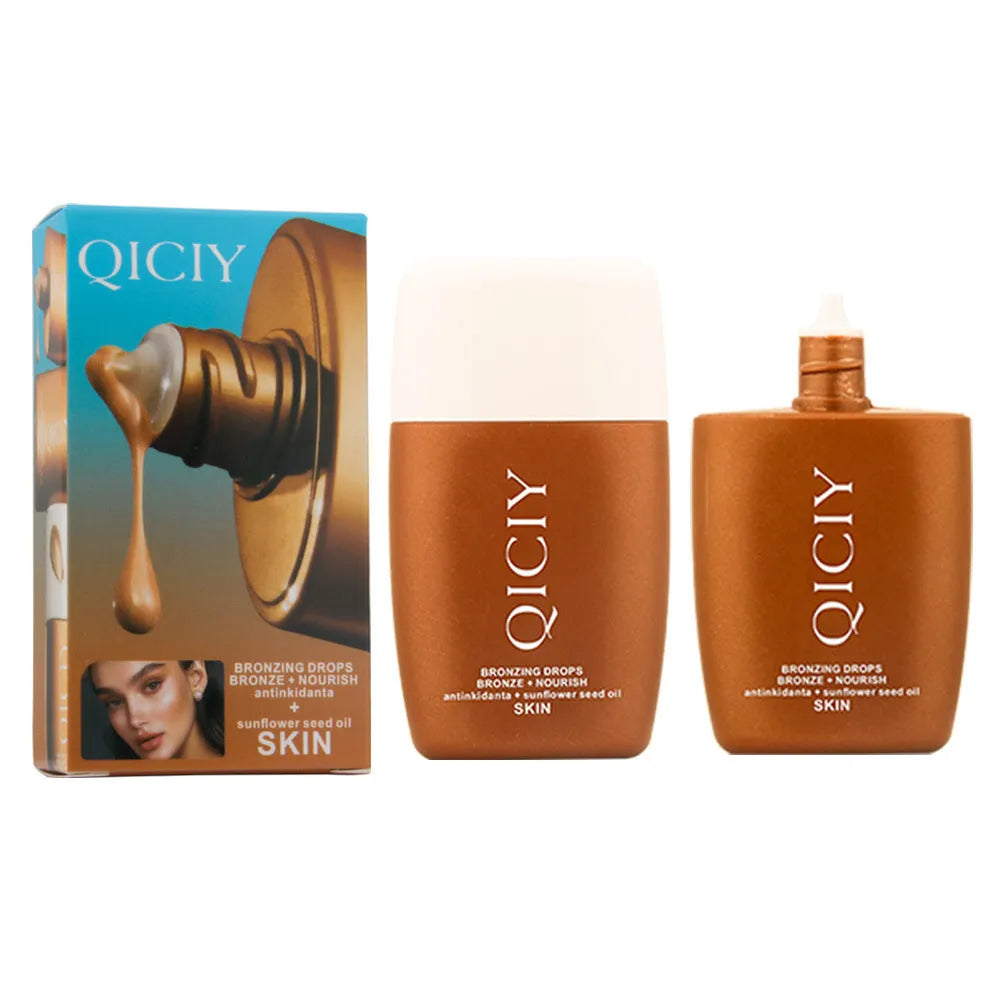 30ml bottle of face and body contouring brightening liquid in cosmetic packaging