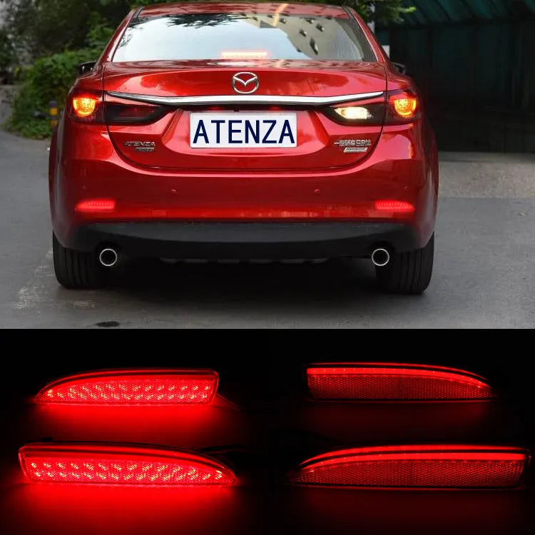 LED flashing rear bumper light set for Mazda Atz 5 3 6 with 5630 lamp bead