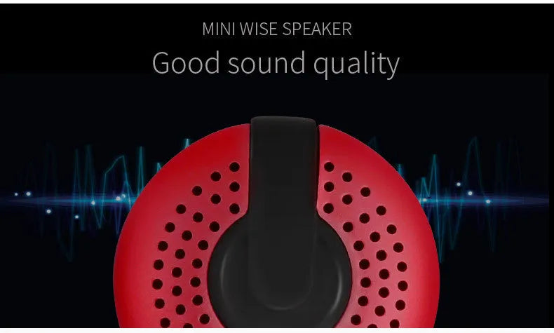 Hieha XQ11 cylinder-shaped mini portable Bluetooth speaker in black, gold, pink, red, and silver colour options.