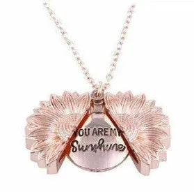 Flower Pendant Necklace Alloy Gold Silver Rose Gold Whip Chain Double Sided Clavicle Short Pendant 21-50cm Women's Fashion Layering Accessory Electroplated Natural Style
