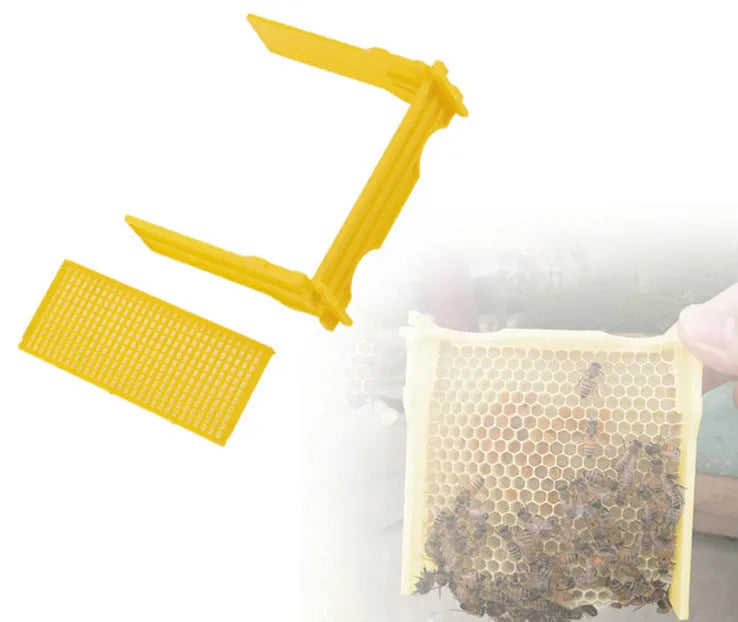 Three white EPS foam mini delivery boxes for bee mating and pollination procedures