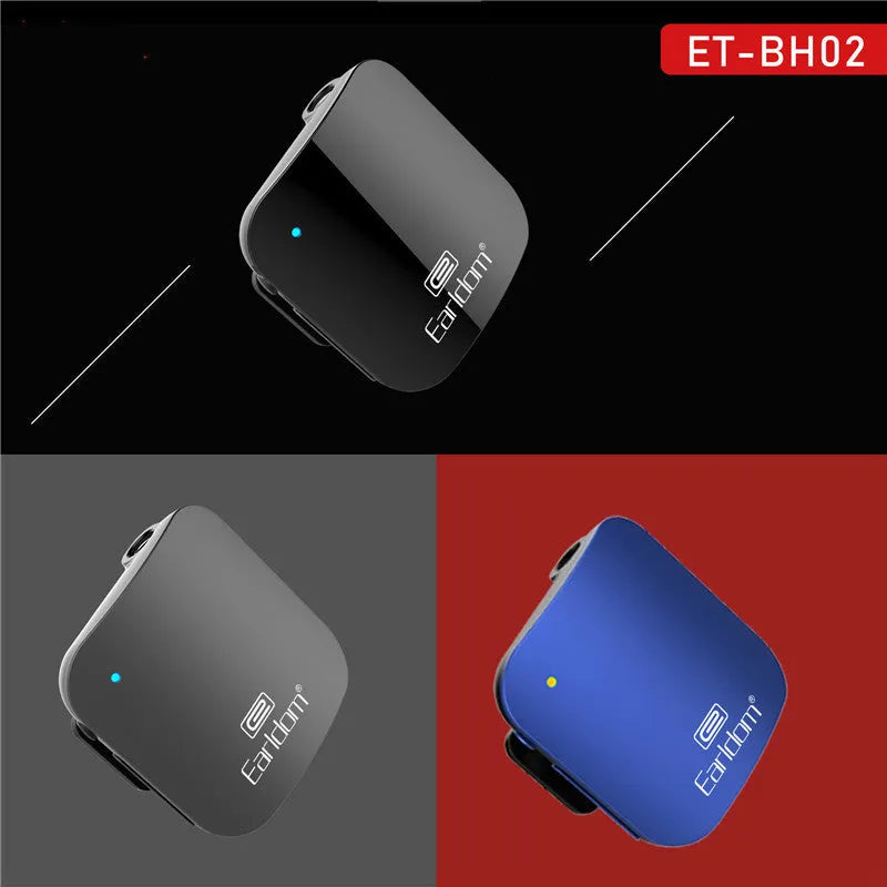 Bluetooth lavalier headphones with 10-metre wireless range in multiple colour options