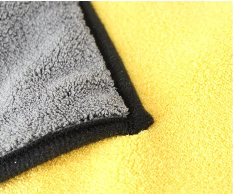 Blue pet bath towel made from 800g superfine absorbent fiber for fast drying dogs and cats