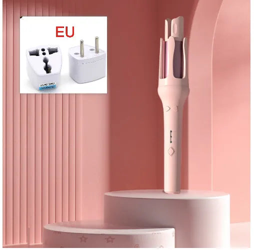 White and Chigo brand automatic hair curler with 32mm barrel and wired power plug