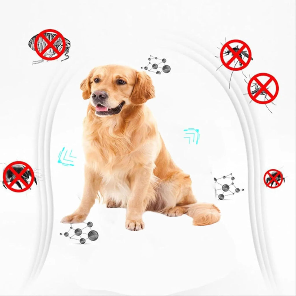 Double-sided plastic flea comb for pets with dense teeth, measuring 0.85x5cm