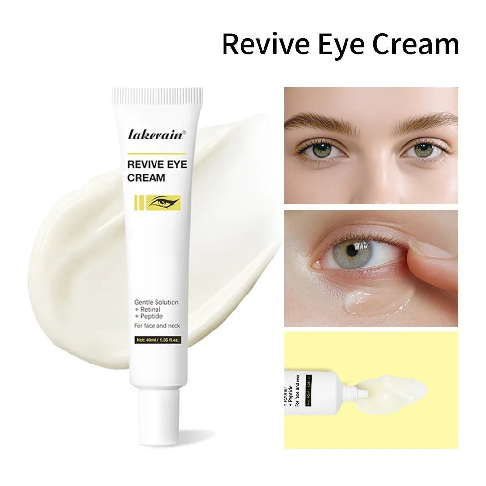 40ml bottle of retinol eye cream for dark circles and fine lines on universal skin types