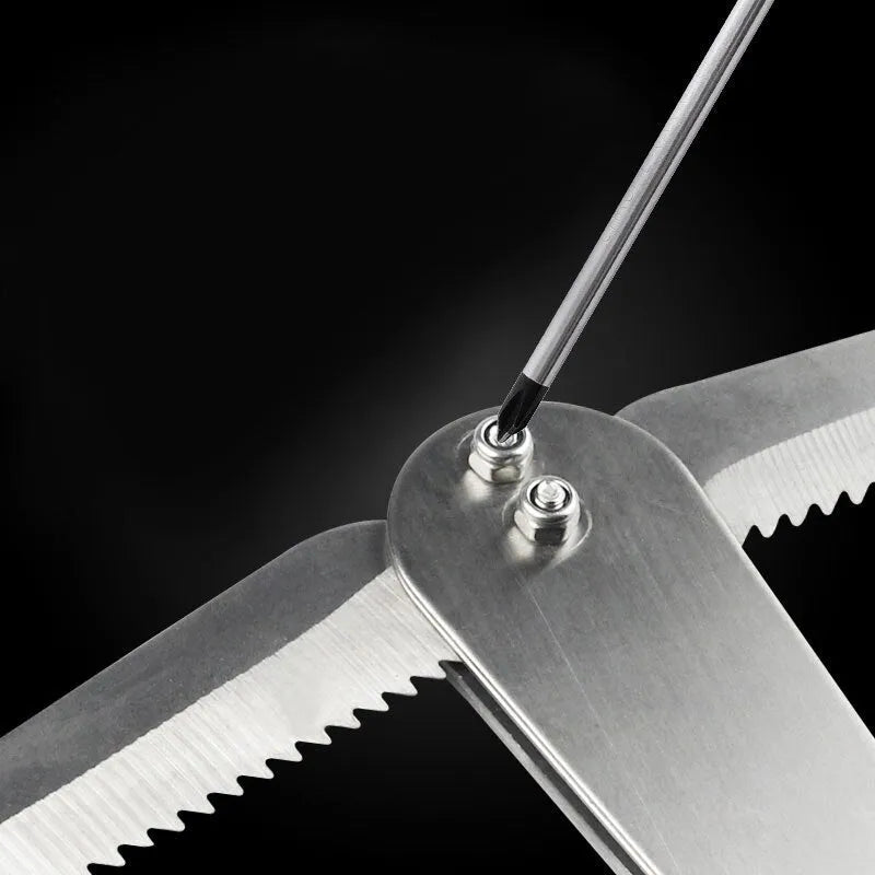 Foldable stainless steel water grass cutter knife with thick blade for fishing weed removal