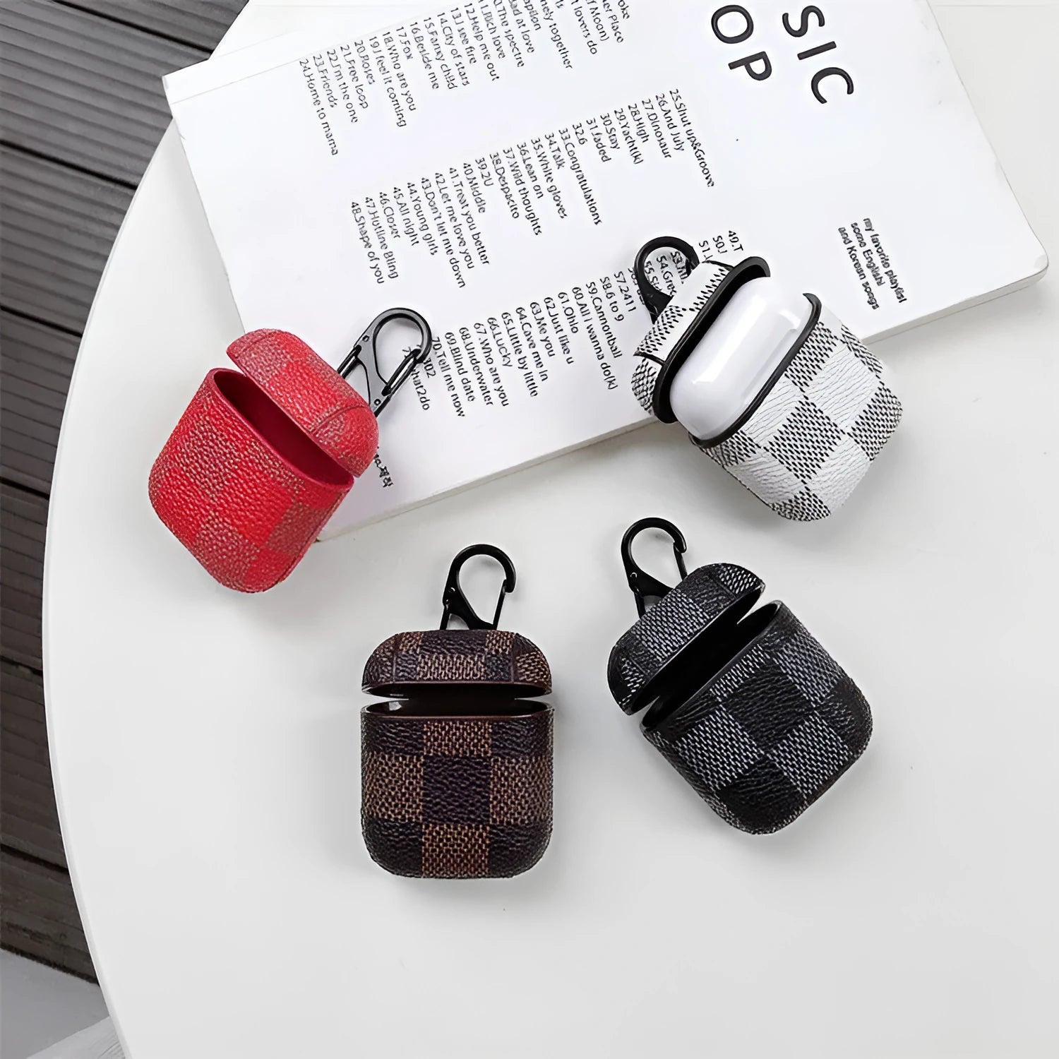 Plastic protective case with anti-lost hook for iPhone XS Max and wireless Bluetooth headset