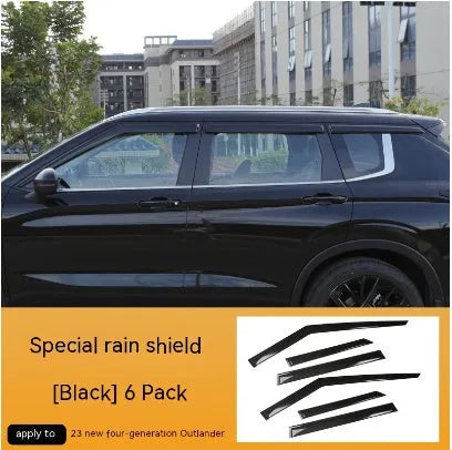 2023 Mitsubishi Outlander window deflectors in engineering plastic