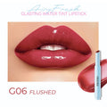 Waterproof moisturising lipstick in six colour shades with 1.8g content