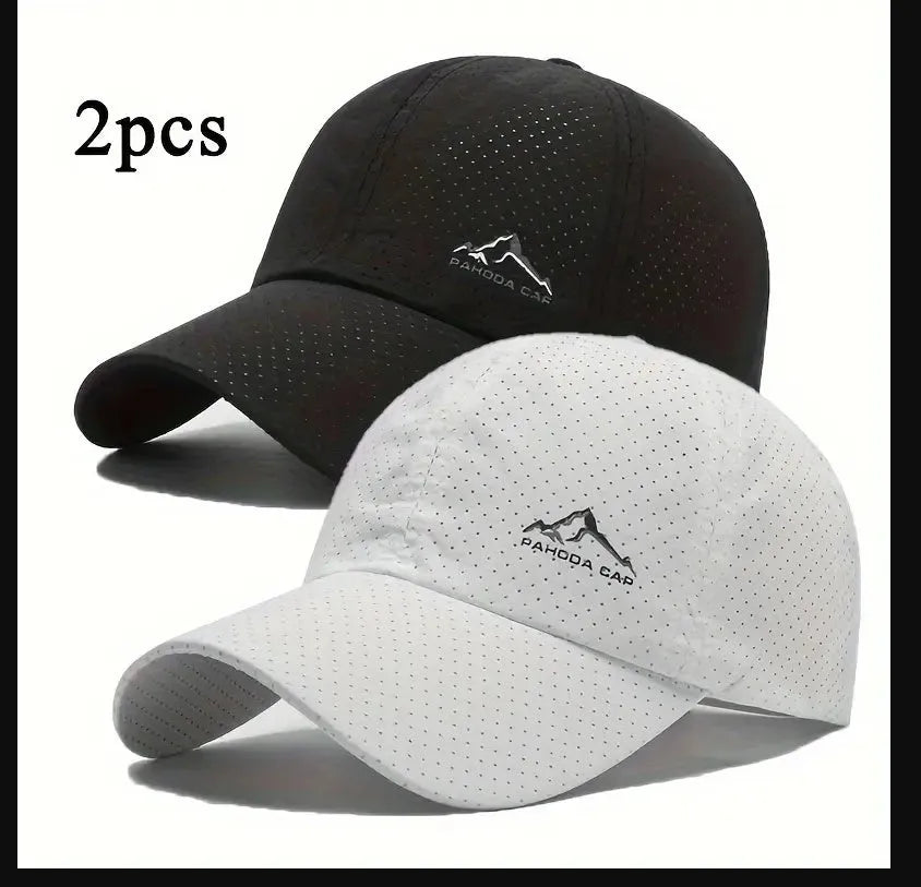 Korean-style adjustable baseball cap in polyester fabric for summer sun protection, shown in a selected colour