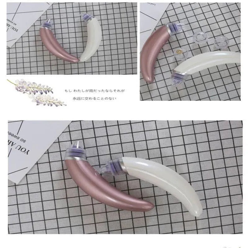 JY-666 electric blackhead suction instrument in rose gold and white colour options