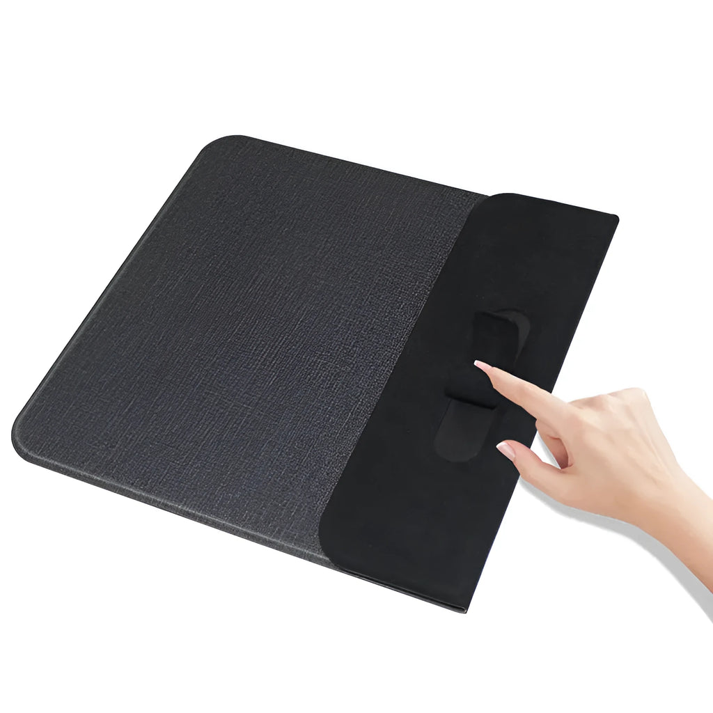 Foldable cloth wireless charging pad showing fabric surface and flexible folding design