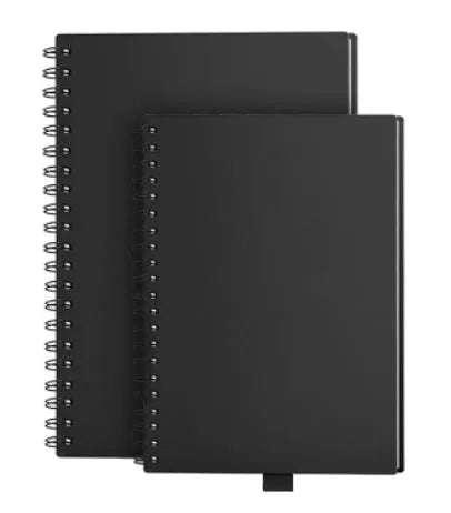 Business Intelligence Notebook with PVC cover, 30 sheets, 181 x 255 mm, A5 and B5 styles