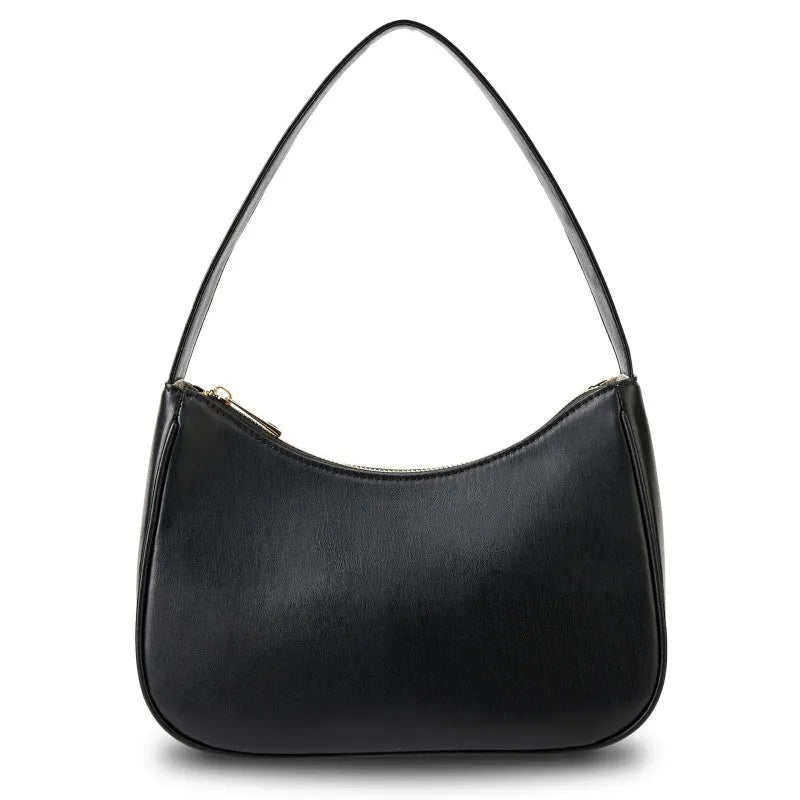 Retro style waterproof shoulder bag made from PU leather in various colour options