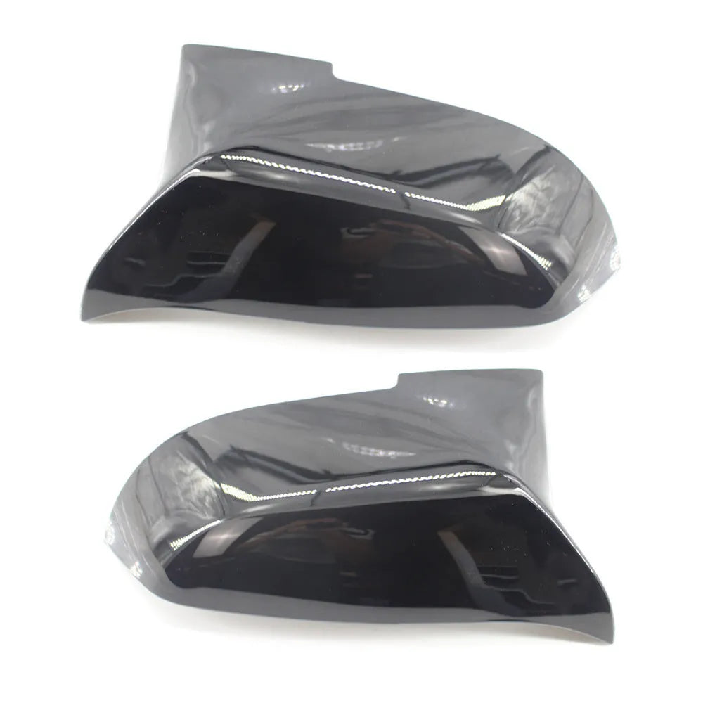BMW 3 Series 4 Series modified horn rear-view mirror shells in paint bright black finish
