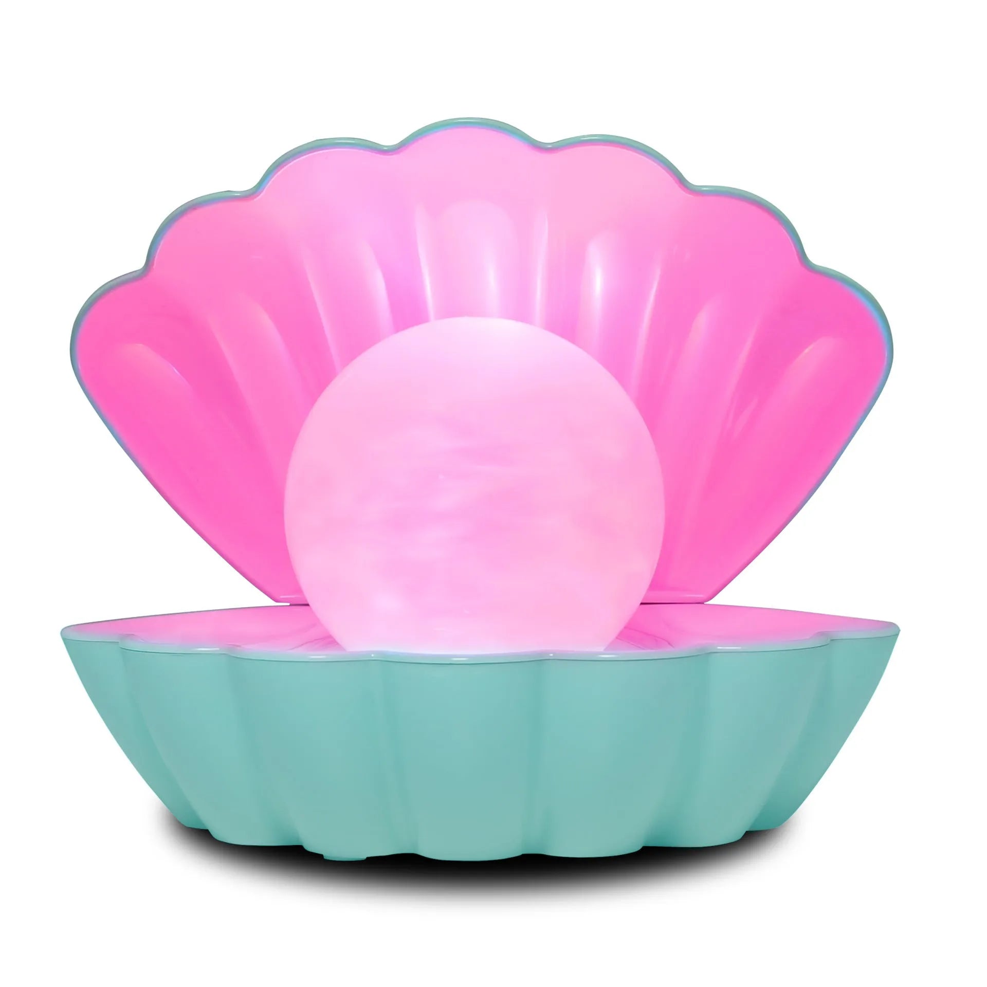 Shell-shaped small night lamp with neon lighting in three colour options