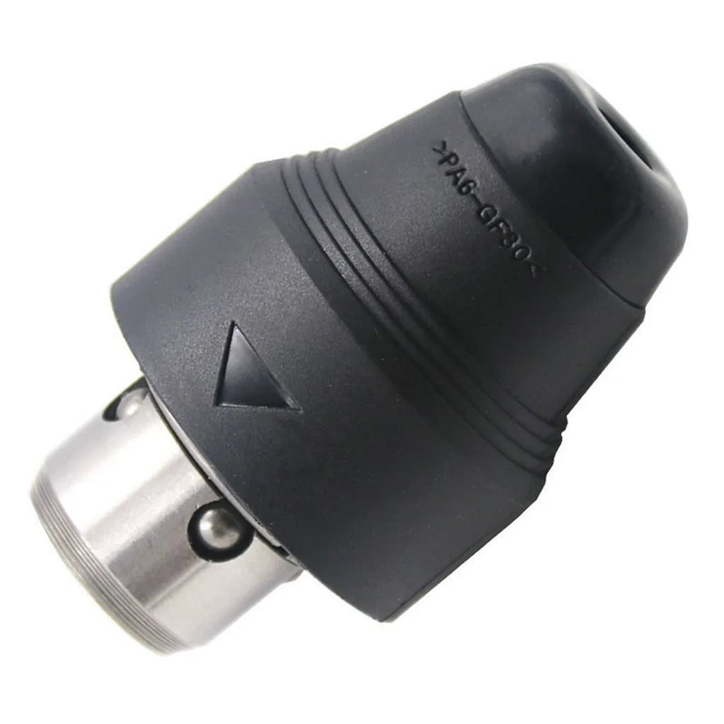 Black metal quick change chuck connector for Bosch SDS drills