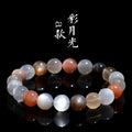 Moonstone colourful moon light bracelet with 8mm single circle diameter