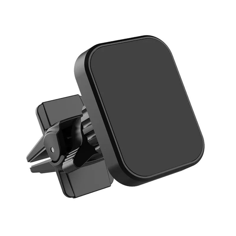 Black car air vent magnetic phone holder with adjustable mounting bracket