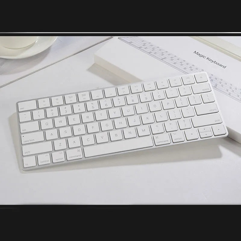 Apple Bluetooth Wireless Keyboard G6 white ultra-thin metal multimedia keyboard