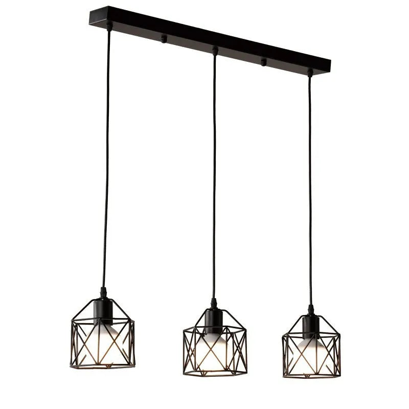 American style country decorative lights with iron shade measuring 150mm by 140mm