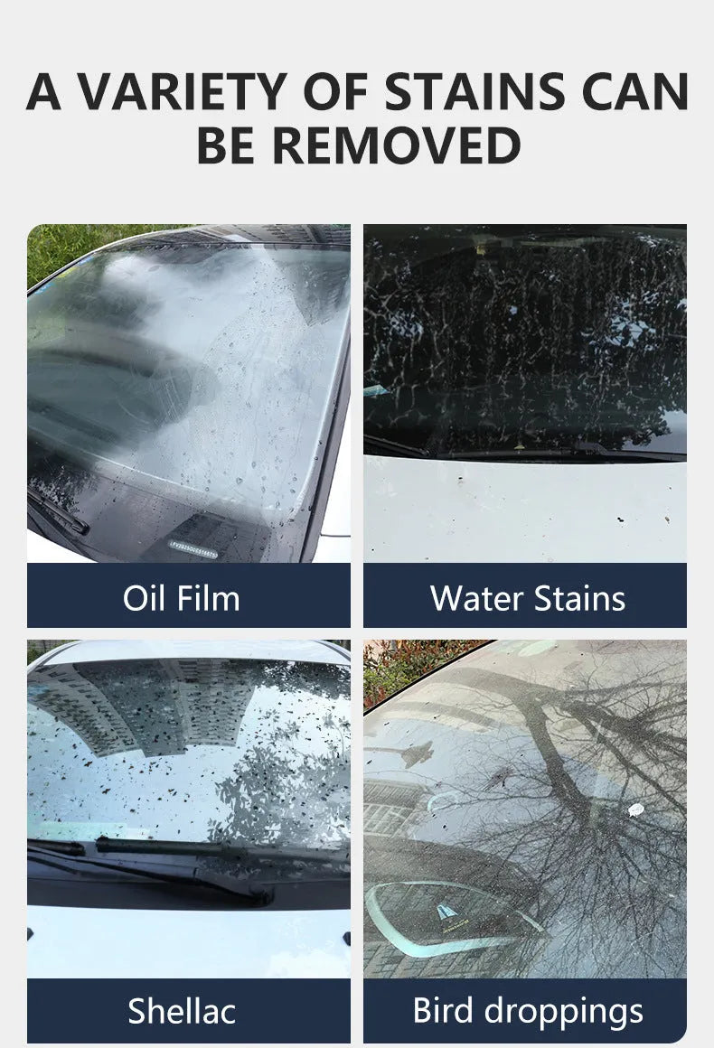 Glass cleaning cream tube for car windscreen oil film removal in 50ml, 100ml and 200ml sizes