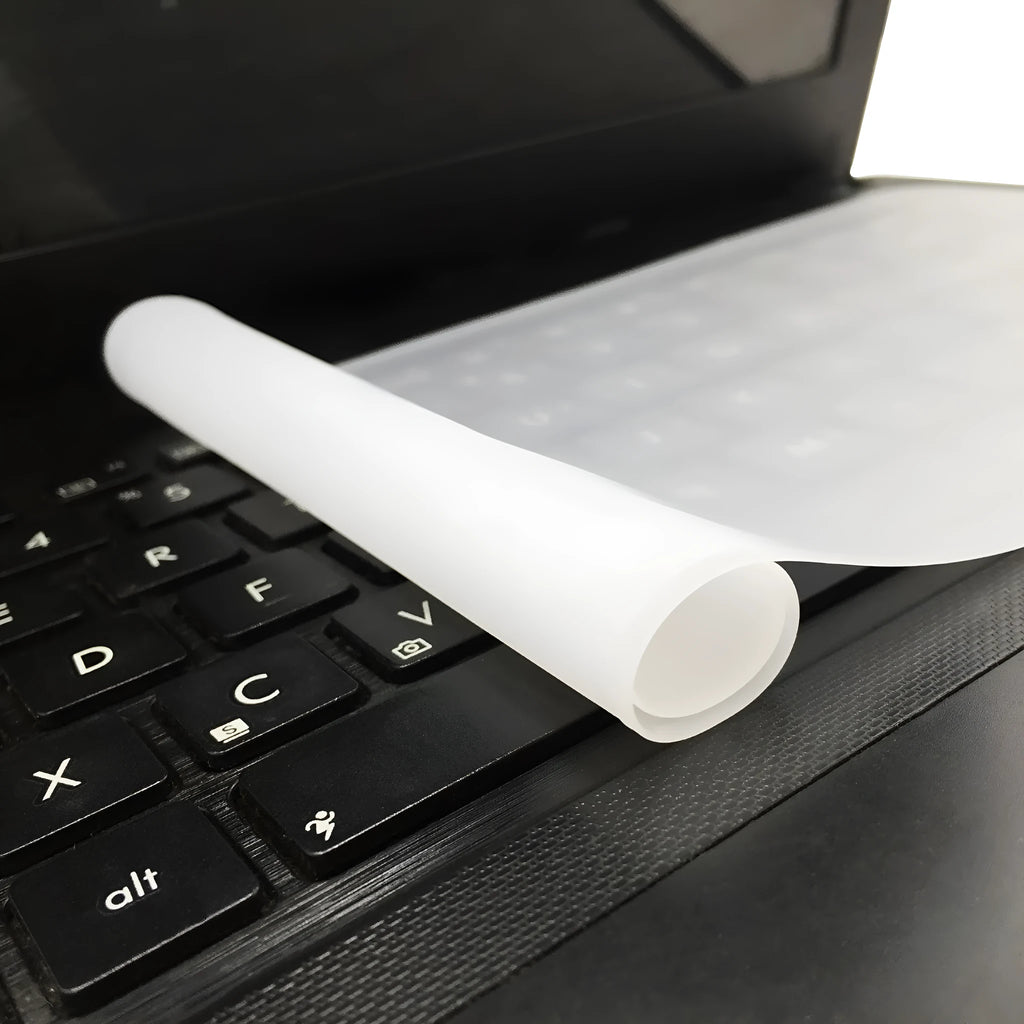 Transparent silicone keyboard dust film for laptop, dustproof and waterproof protective cover