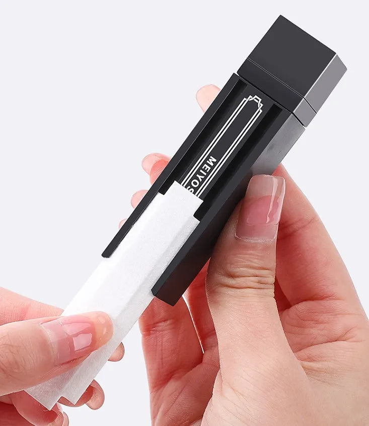 Disposable mobile phone screen cleaner kit with 40 individually wrapped anti-bacterial wet wipes