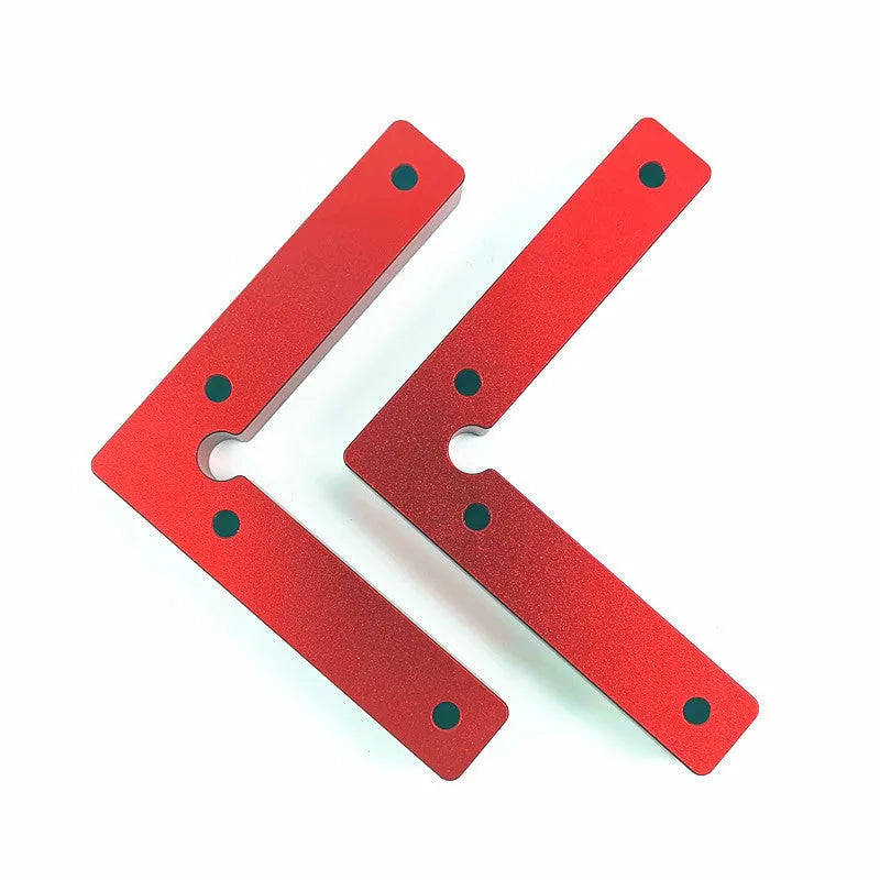 Aluminium alloy woodworking right angle fixture positioning block for jigsaw projects