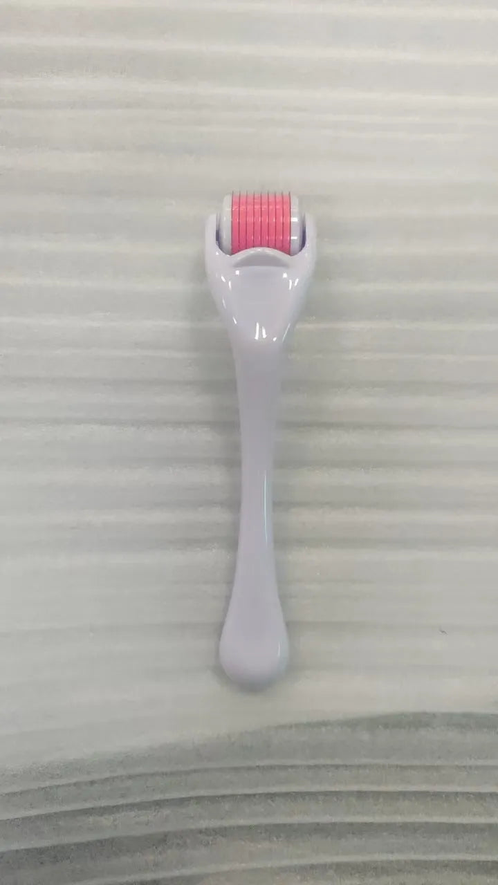540 micro needle derma roller with adjustable size and multiple colour handle and wheel options