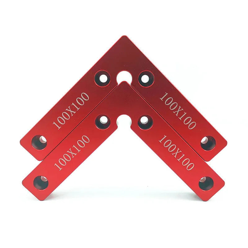 Aluminium alloy woodworking right angle fixture positioning block for jigsaw projects