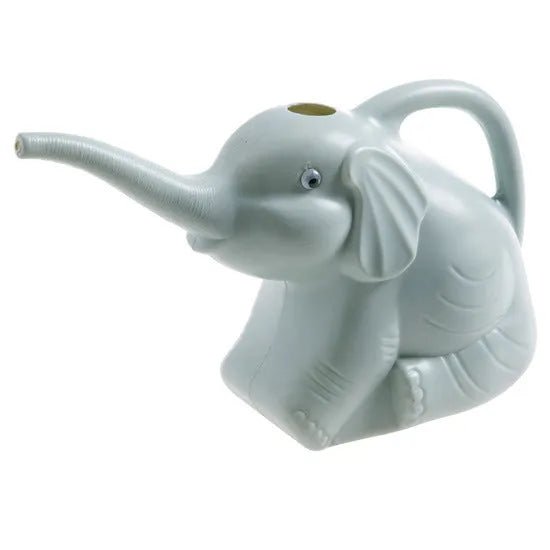 Baby elephant-shaped watering can with long nozzle in candy colour