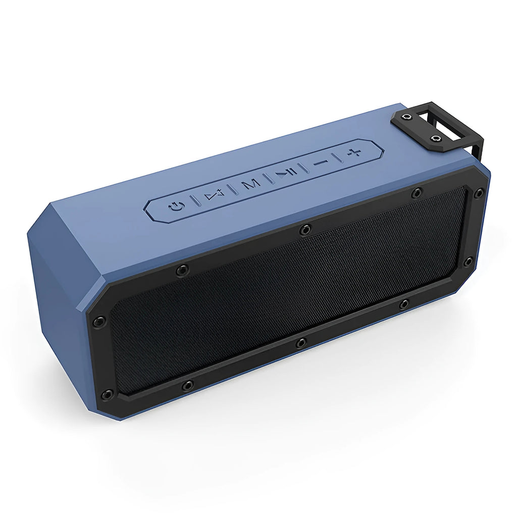 X3 PRO waterproof portable 40W Bluetooth speaker in black with carrying rope