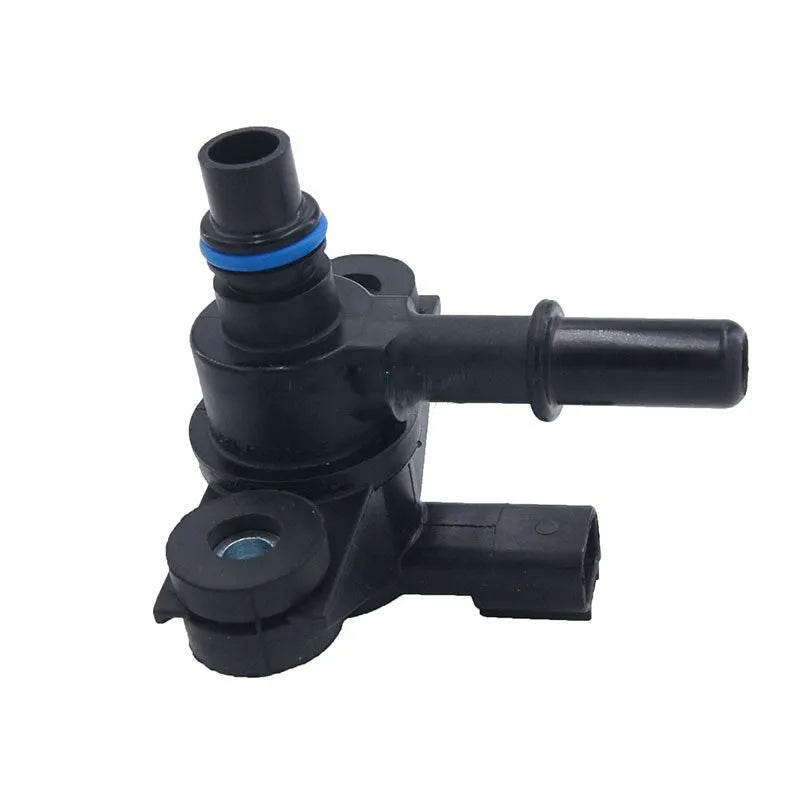 Black ABS plastic turbo boost solenoid valve for Ford vehicles, part number AU5A-9G866-AB