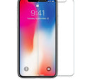 Tempered glass screen protector with 9H hardness for iPhone on a clean surface