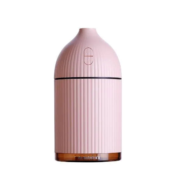 White 300ml ultrasonic aromatherapy diffuser with LED light and USB connection