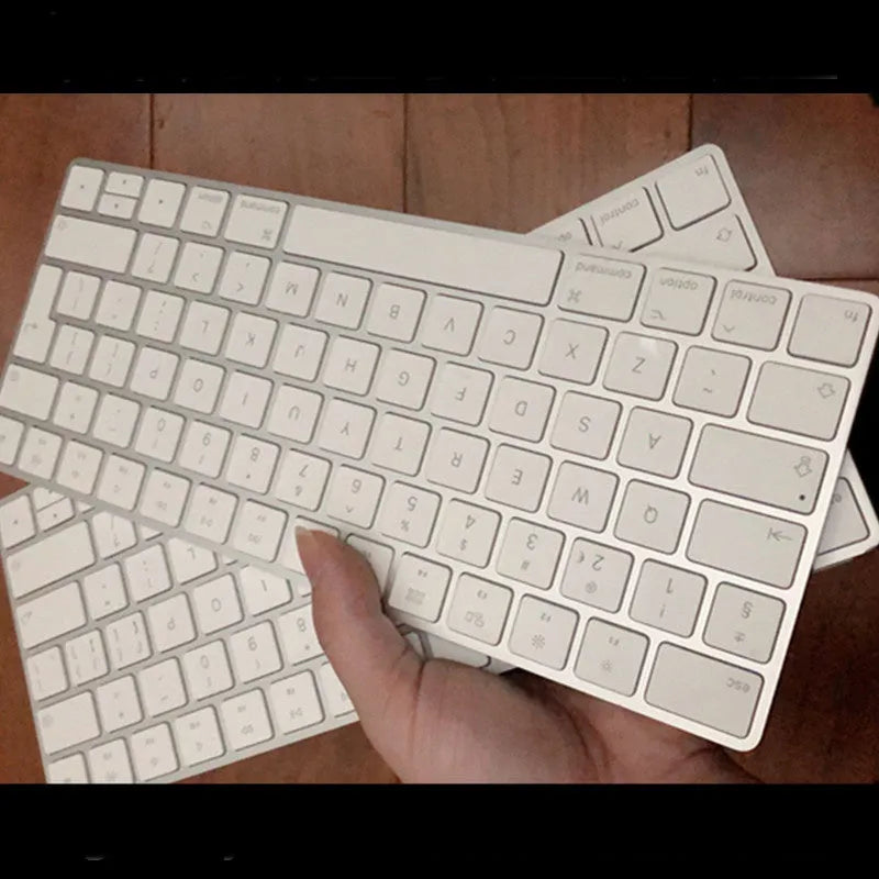 Apple Bluetooth Wireless Keyboard G6 white ultra-thin metal multimedia keyboard