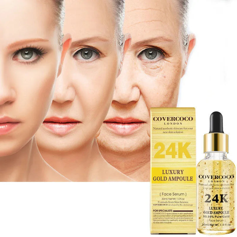 24K Golden Face Moisturizing Cream 30ml yellow jar with lifting and brightening skincare formula