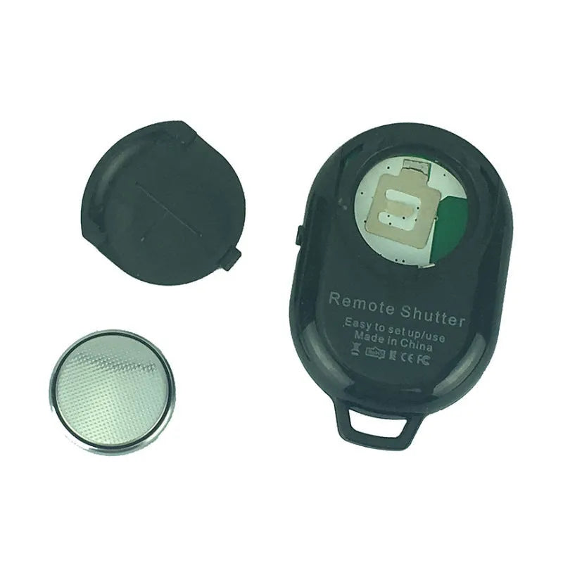 Black ABS Bluetooth shutter remote for mobile phone wireless selfie control