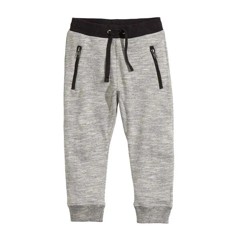 Boys casual cotton two-piece clothing set with long sleeve letter print t-shirt and pants.
