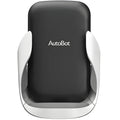 Car wireless charger phone holder black air outlet clip with phone mounted and charging