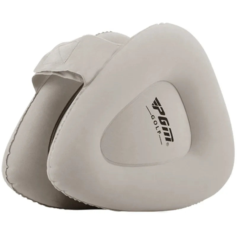 Golf swing corrector with PVC fluff material and retractable air nozzle for posture training
