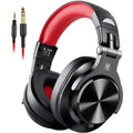 OneOdio black over-ear studio headphones with a wired connection.