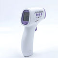 White digital non-contact thermometer for temperature measurement.