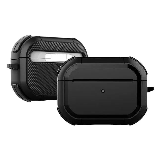 AirPods protective shell case in multiple colours showing TPU and PC construction with anti-drop design