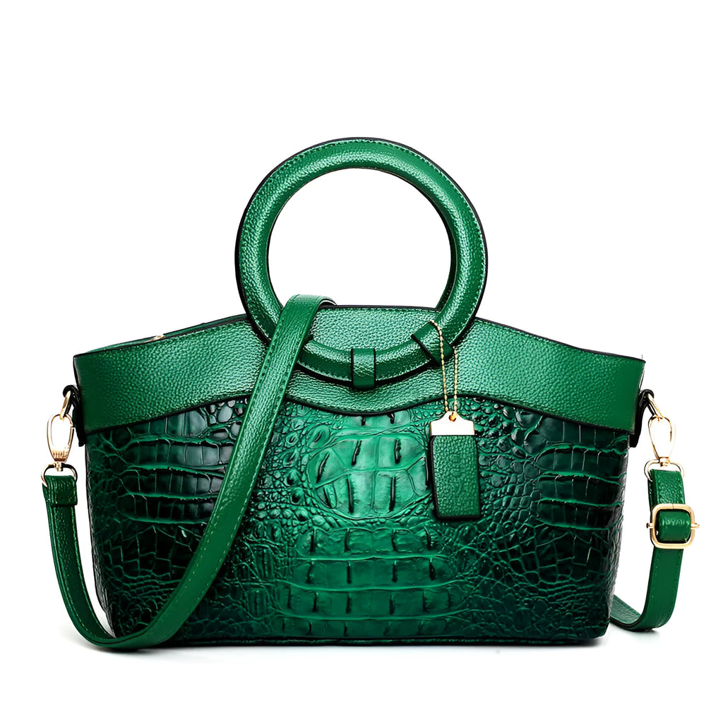 Fabric ladies handbag in multiple colours with zipper compartments and phone storage