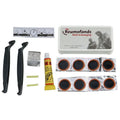 Bicycle cushion set with silicone padding, waterproof cover, 6mm wrench and tyre patch kit