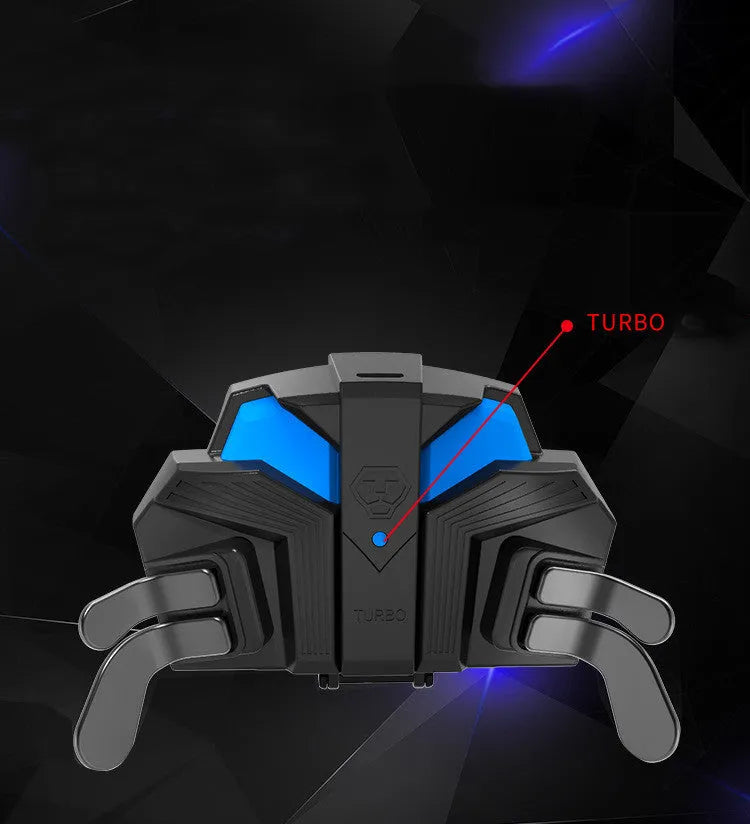 Black PS4 gamepad back button adapter with Type-C port and 3.5mm audio jack