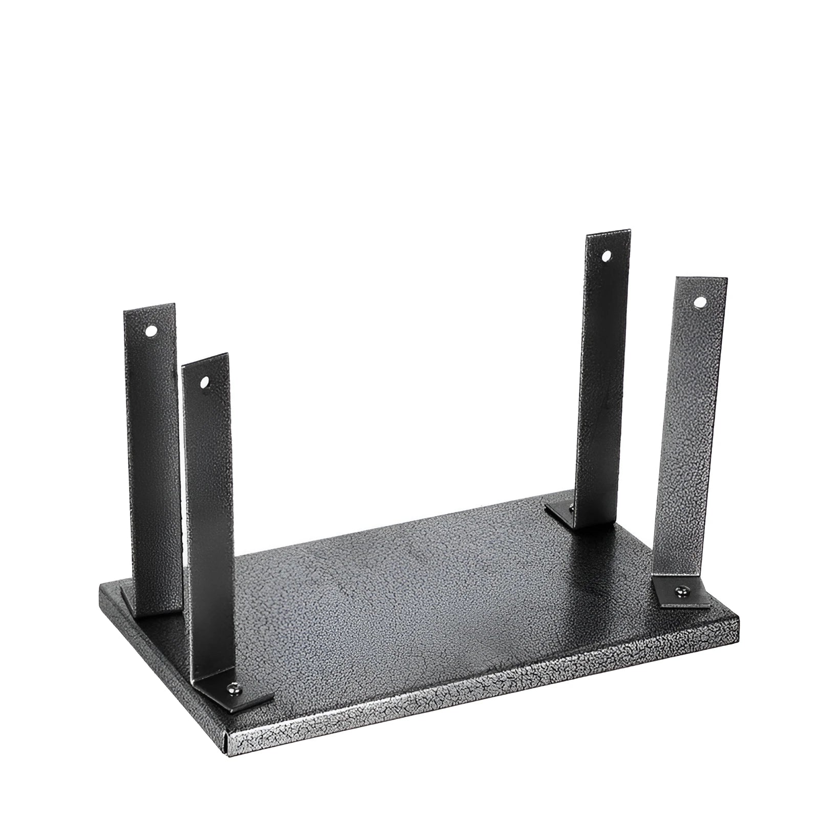 Black iron flip chip bracket for portable electric planers measuring 285mm long